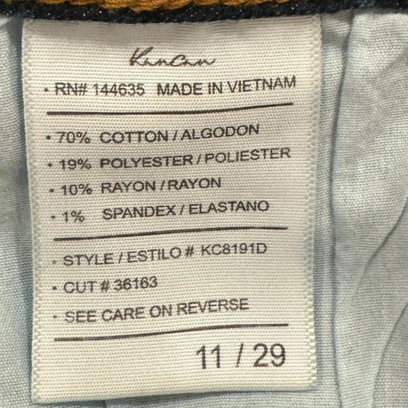 Kancan Vienna Mid-Rise Super Skinny Leopard Patch Jeans - Picture 10 of 15